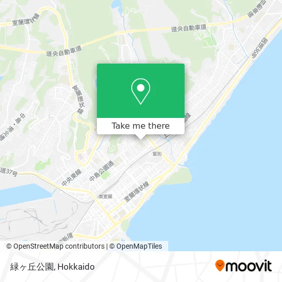 Midorigaoka Park map