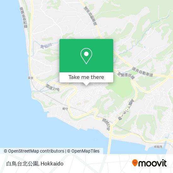 白鳥台北公園 map