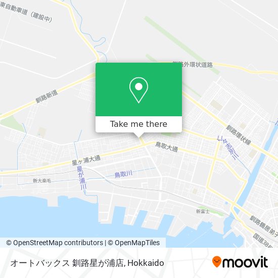 オートバックス 釧路星が浦店 map
