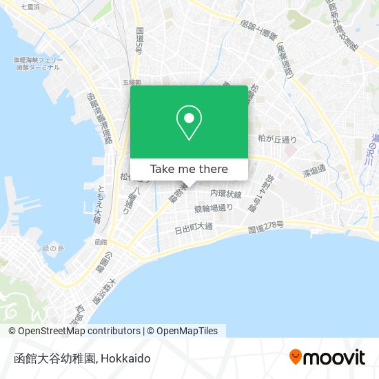 函館大谷幼稚園 map