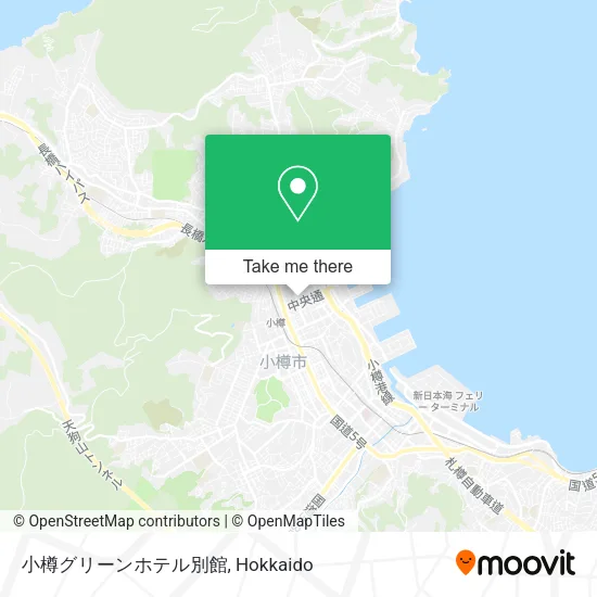 小樽グリーンホテル別館 map
