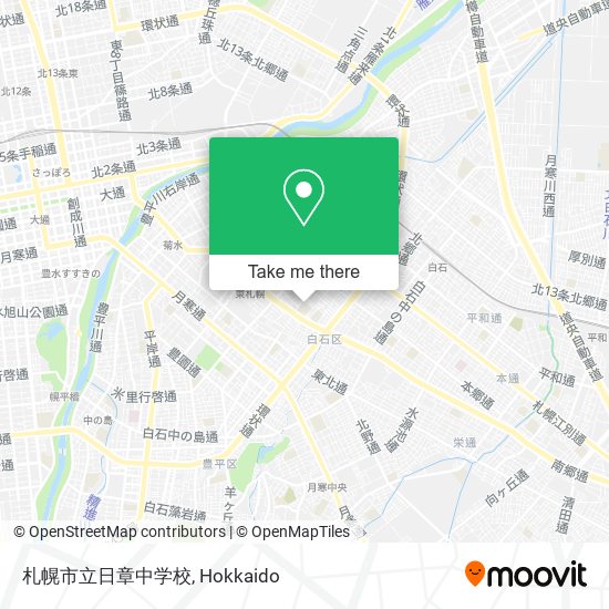 札幌市立日章中学校 map
