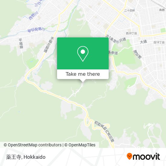 薬王寺 map