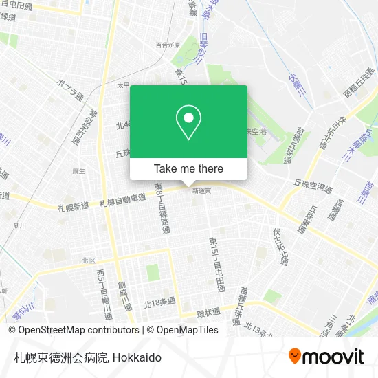 札幌東徳洲会病院 map