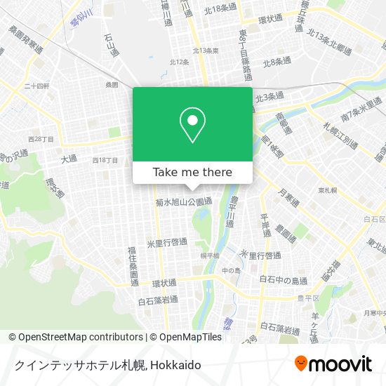 クインテッサホテル札幌 map