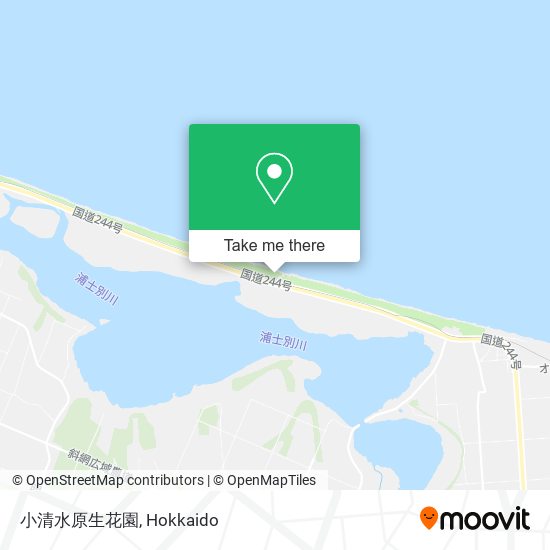 小清水原生花園 map