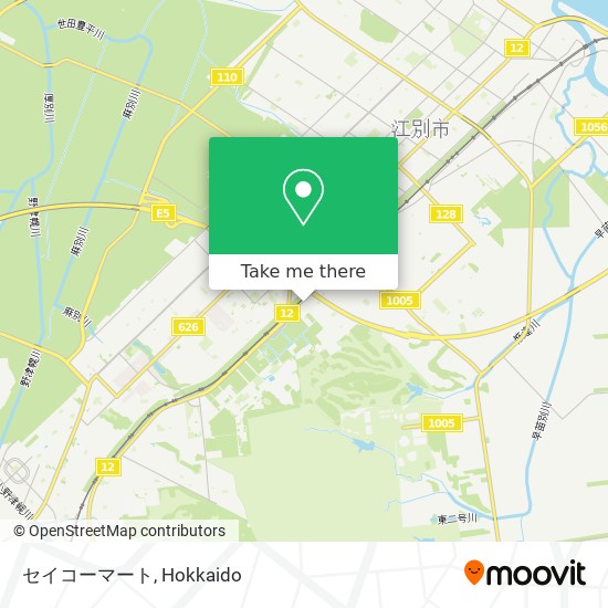 怎樣搭巴士去江別市的セイコーマート Moovit