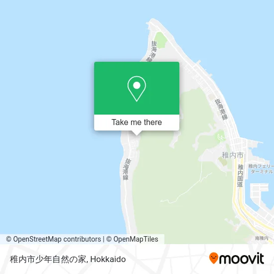 Wakkanai City Youth Nature House map