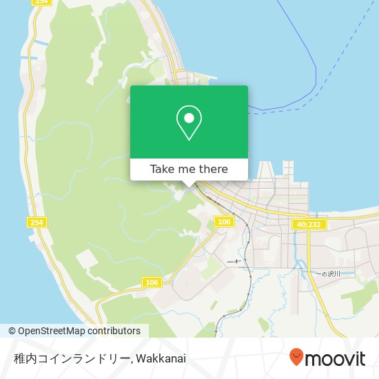 稚内コインランドリー map