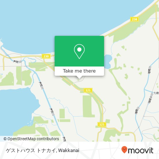 ゲストハウス トナカイ map