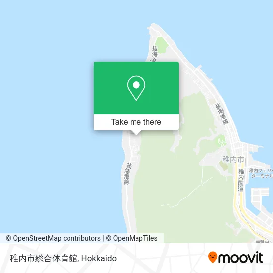 Wakkanai City General Gymnasium map