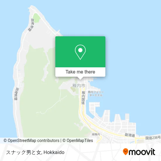 スナック男と女 map