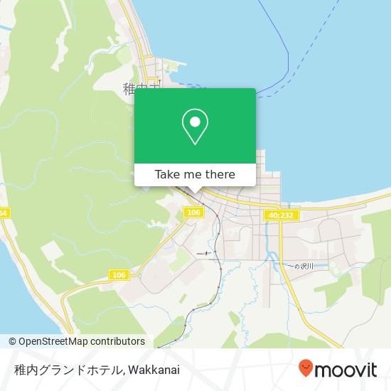稚内グランドホテル map