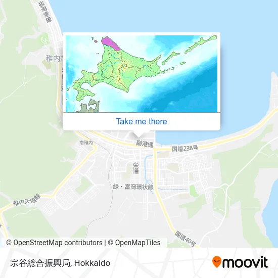 宗谷総合振興局 map