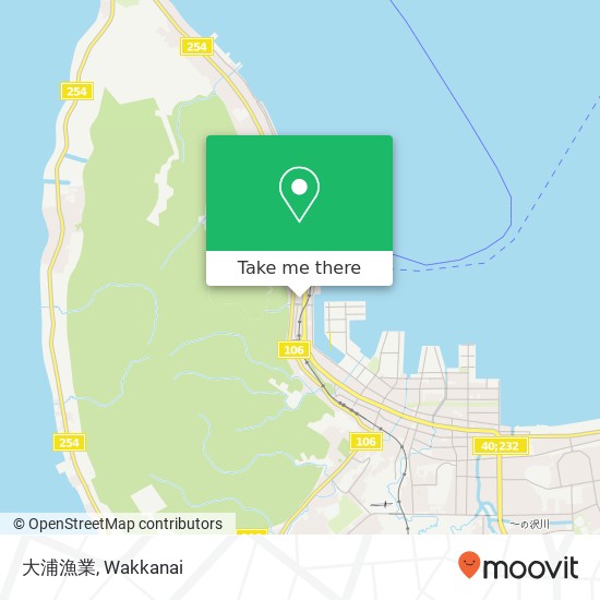 大浦漁業 map