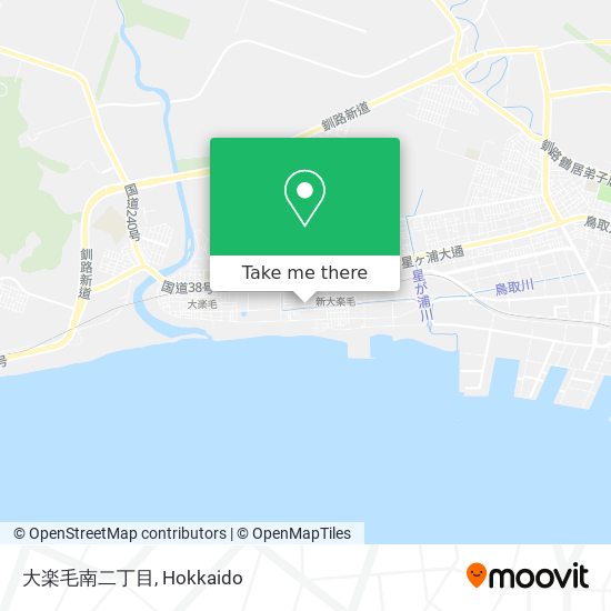 大楽毛南二丁目 map