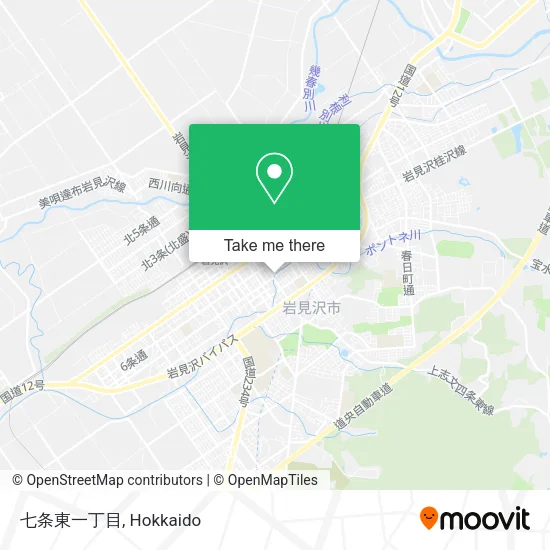 七条東一丁目 map