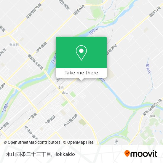 永山四条二十三丁目 map