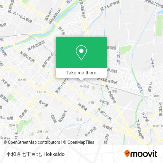 平和通七丁目北 map