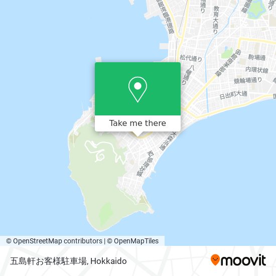 五島軒お客様駐車場 map
