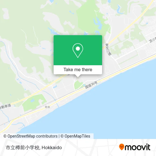 Tarumae Elementary School map