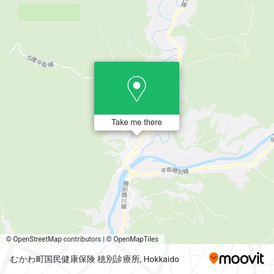 むかわ町国民健康保険 穂別診療所 map