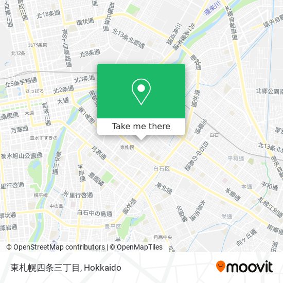 東札幌四条三丁目 map