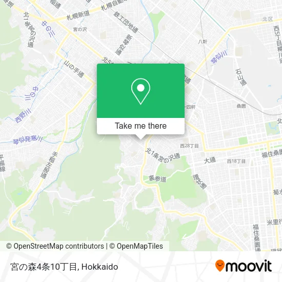宮の森4条10丁目 map