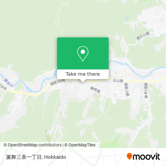 Sudare Three One-Chome map