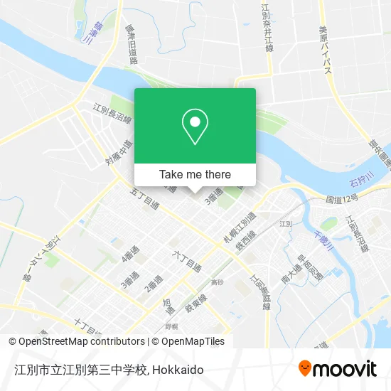 江別市立江別第三中学校 map