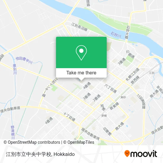 江別市立中央中学校 map