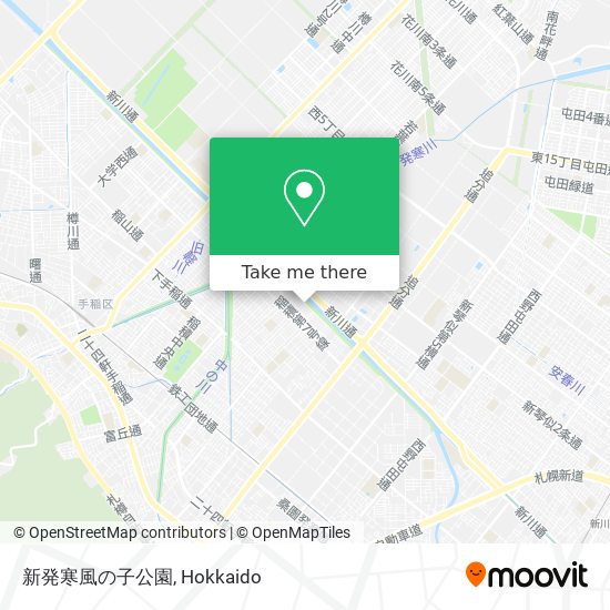 新発寒風の子公園 map