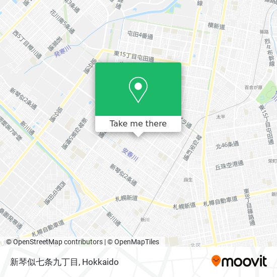 新琴似七条九丁目 map