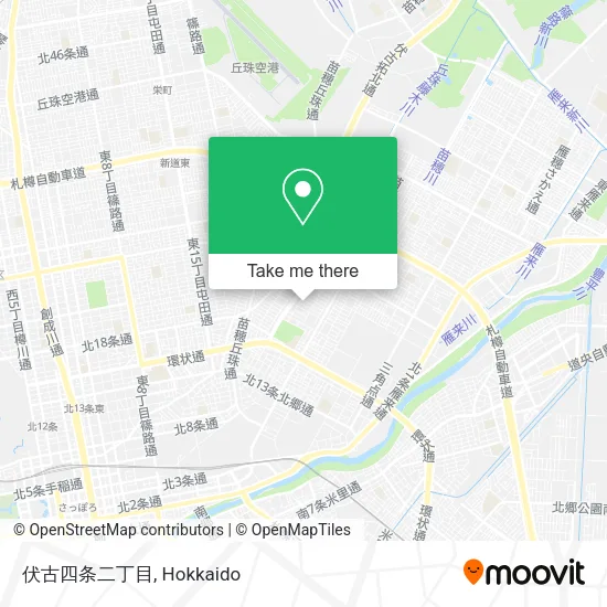 伏古四条二丁目 map