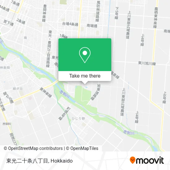 東光二十条八丁目 map