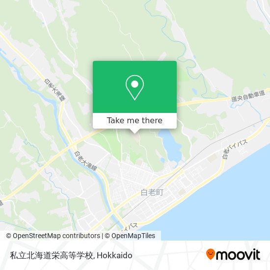 私立北海道栄高等学校 map