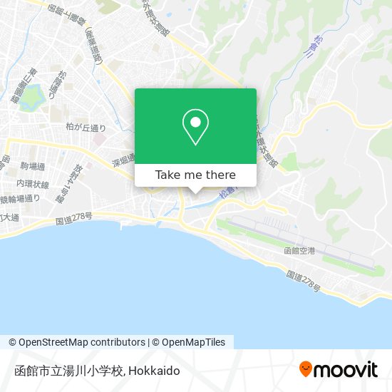 函館市立湯川小学校 map
