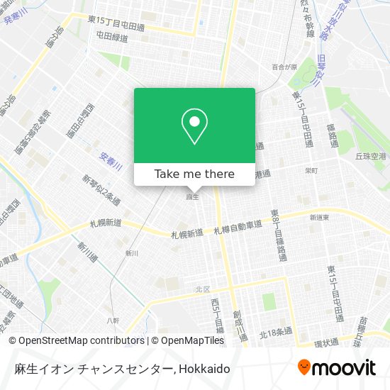 麻生イオン チャンスセンター map