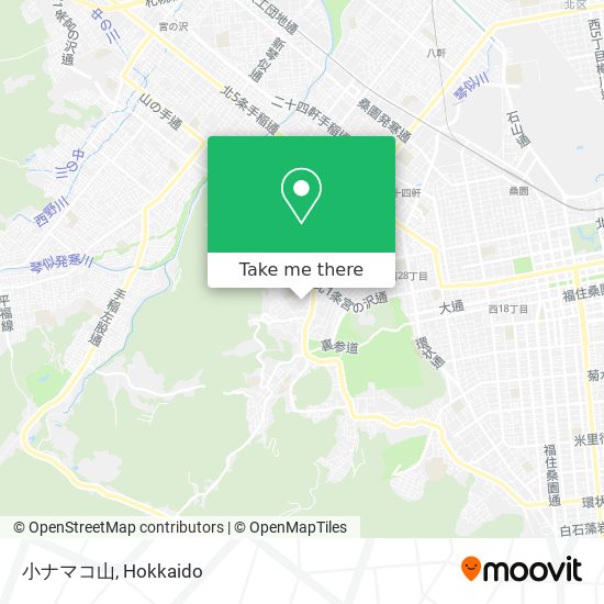 小ナマコ山 map