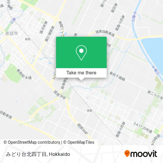 みどり台北四丁目 map