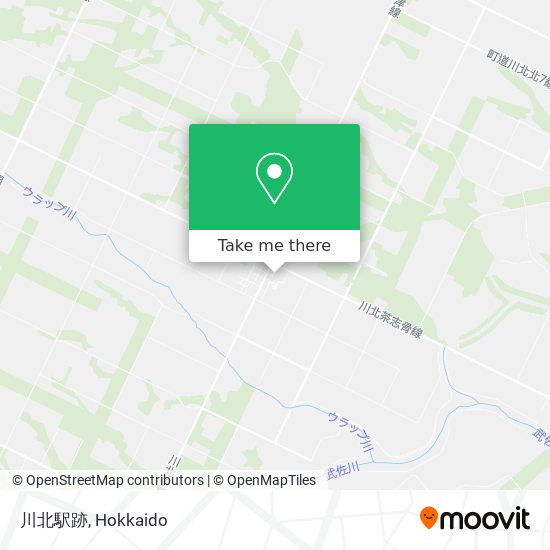 川北駅跡 map