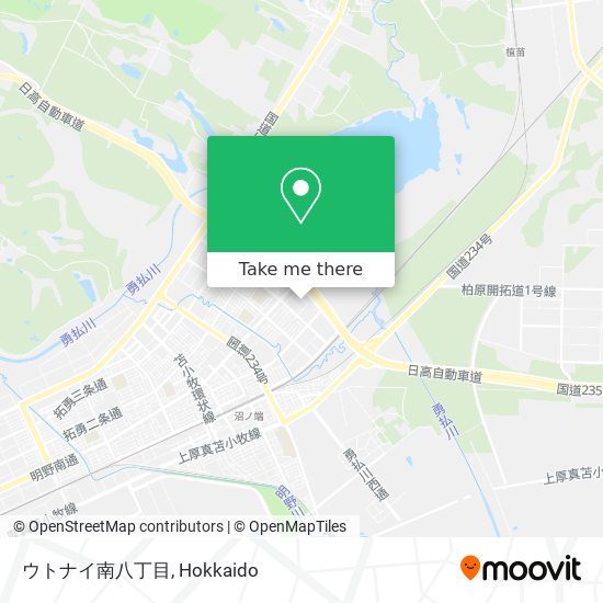 ウトナイ南八丁目 map