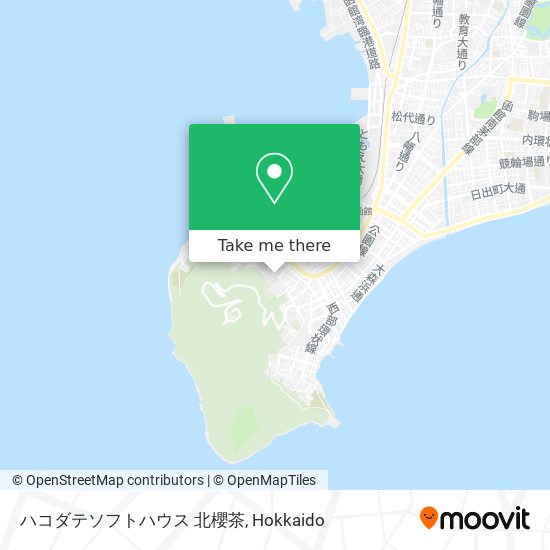 ハコダテソフトハウス 北櫻茶 map