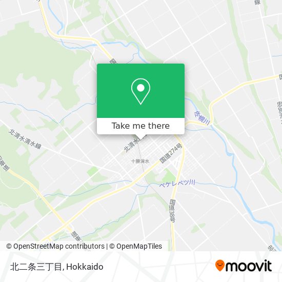 北二条三丁目 map