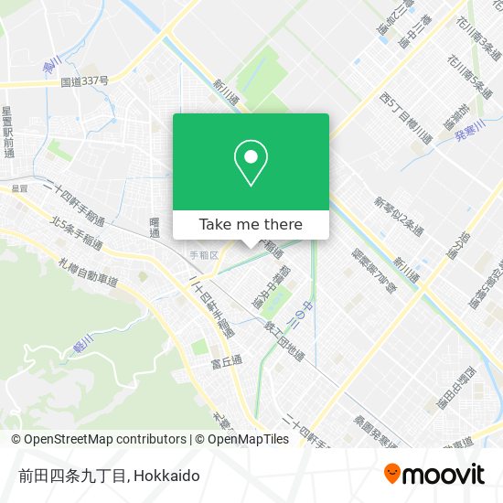 前田四条九丁目 map
