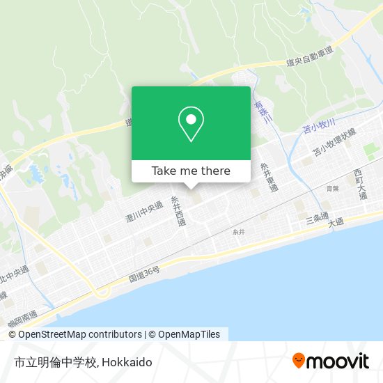 市立明倫中学校 map