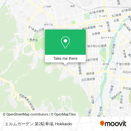 エルムガーデン 第2駐車場 map