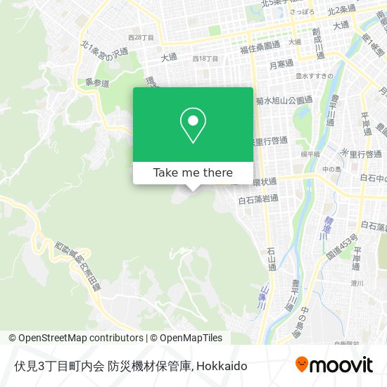 伏見3丁目町内会 防災機材保管庫 map