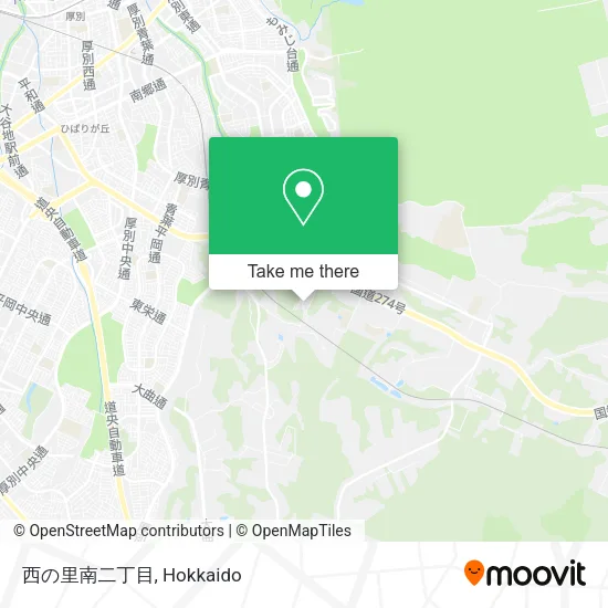 西の里南二丁目 map