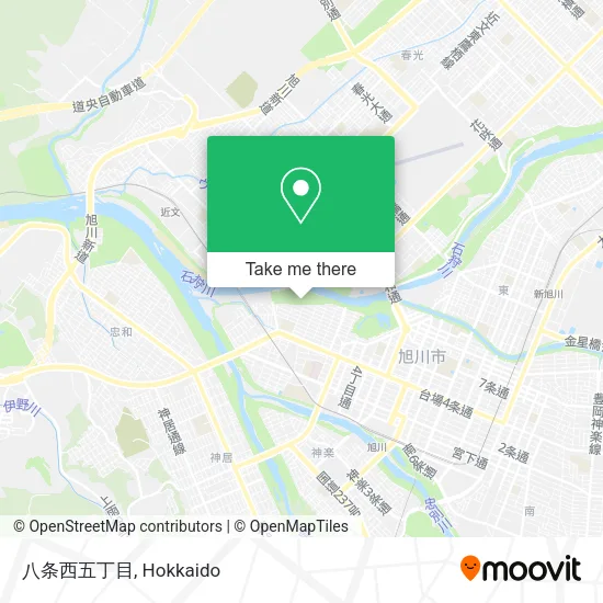 West 8th 5-Chome map